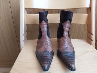 Botines piel Rebeca Sanver 38