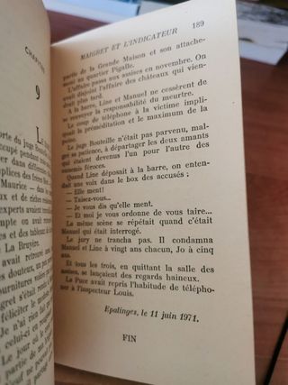 Simenon. Maigret et l'indicateur