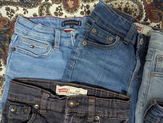 Lote de 6 pantalones vaqueros de marca para niñ@