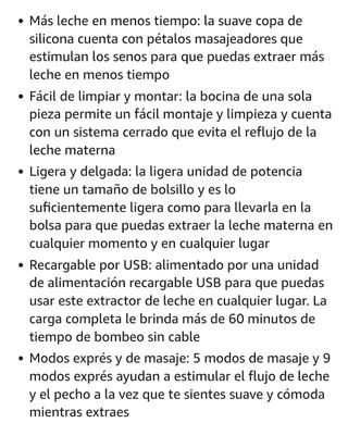 Sacaleches eléctrico individual