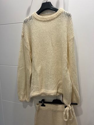 Falda jersey zara