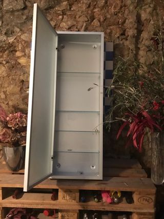 Armario de bano cosmic aluminio