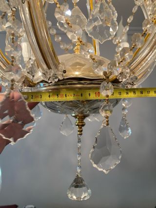 Lamparas de araña cristal