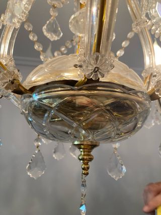 Lamparas de araña cristal