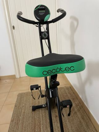 Bicicleta estática plegable