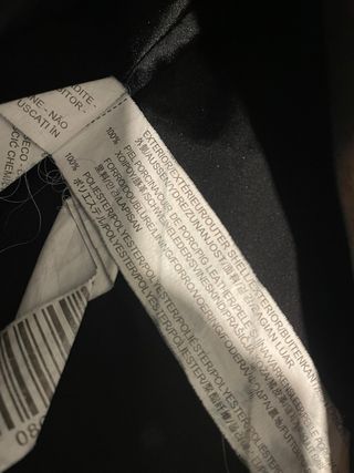Chaqueta piel negra