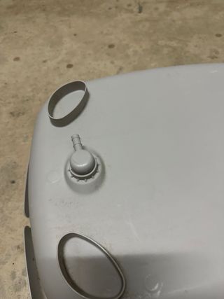 Bañera gris plastico bebe 