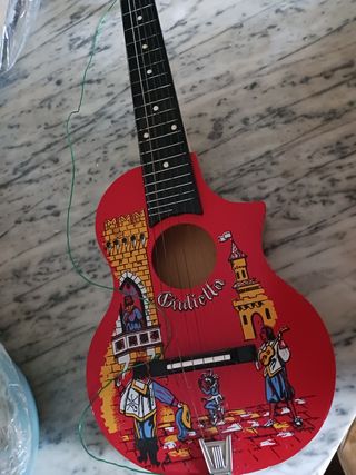 Chitarra Giulietta gioco anni 60 legno
