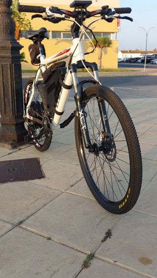 Bicicleta con motor electrico