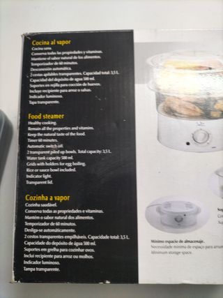 Cocina al vapor