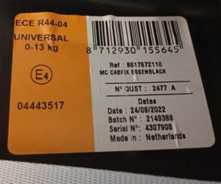 Maxicosi, silla de coche, grupo 0, bugaboo