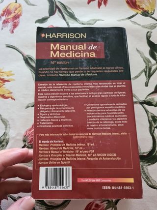 Harrison.manual de medicina (16 ed.)