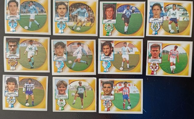 Cromos liga 94-95 Este