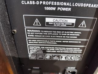 Altavox autoamplificado 1000w