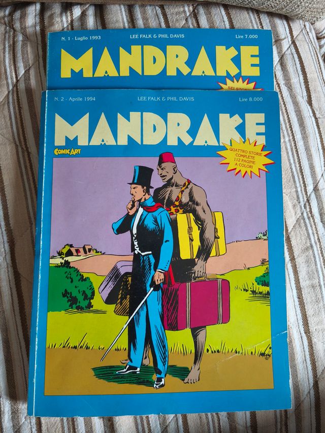 "Le avventure della storia" e "Mandrake"