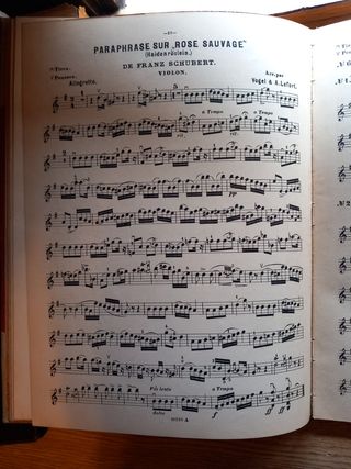 Partituras Litolff piano y violon 