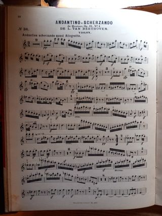 Partituras Litolff piano y violon 