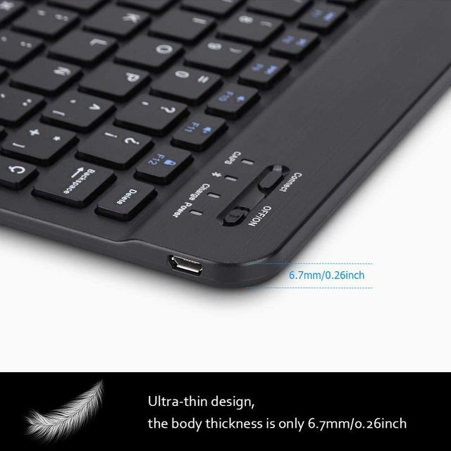 Teclado Bluetooth v3.0  para PC/Smartphone/Tablet