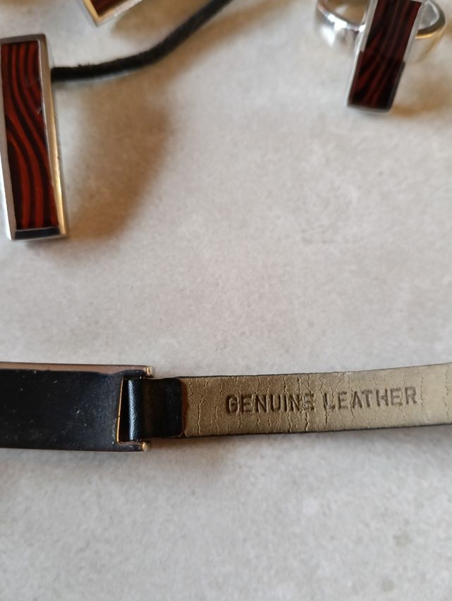 Conjunto collar, pulsera, anillo y pendientes