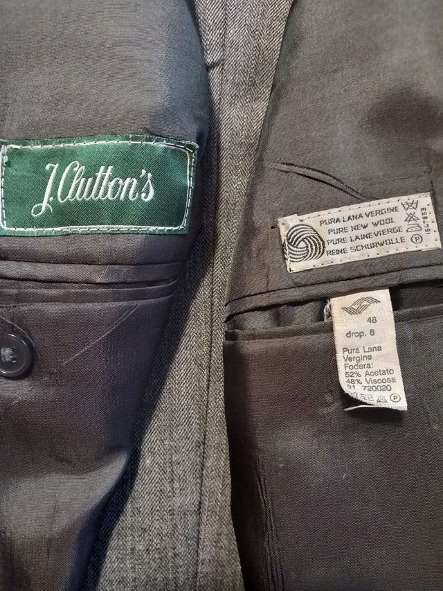 Abito uomo lana vergine Clutton's