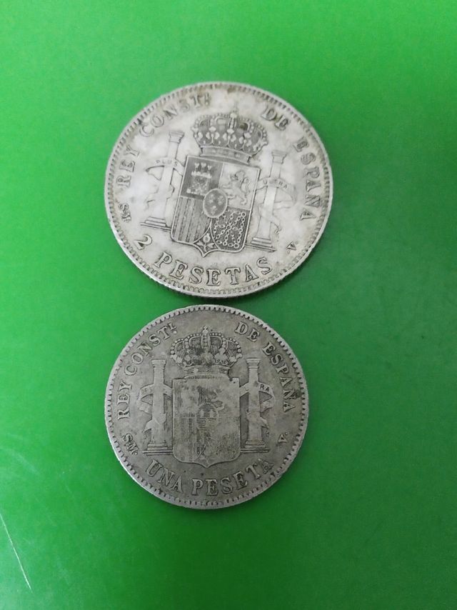 LOTE MONEDAS PLATA