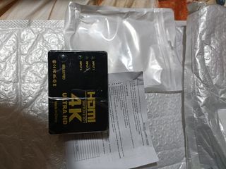 Adaptador HDMI 3 en 1 4k switch 3