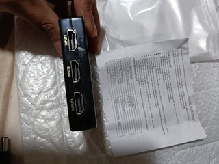 Adaptador HDMI 3 en 1 4k switch 3