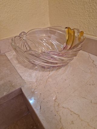 Frutero de cristal