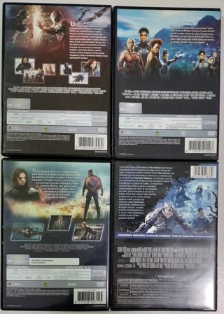 4 DVDs Marvel