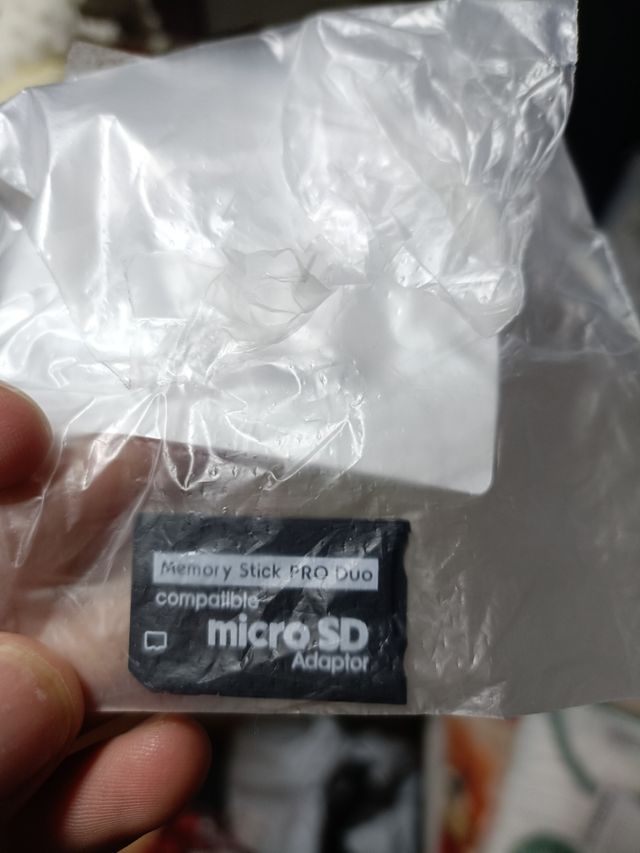 Adaptador Memori stick pro duo para psp porta