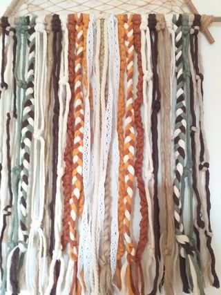 Arazzo macrame Etnico Acchiappasogni Fatto a mano