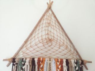 Arazzo macrame Etnico Acchiappasogni Fatto a mano