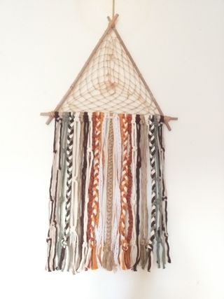 Arazzo macrame Etnico Acchiappasogni Fatto a mano