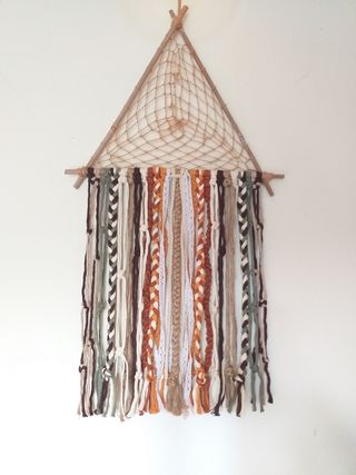 Arazzo macrame Etnico Acchiappasogni Fatto a mano