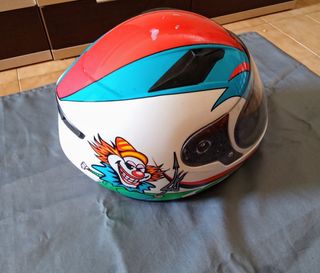 Casco moto niño