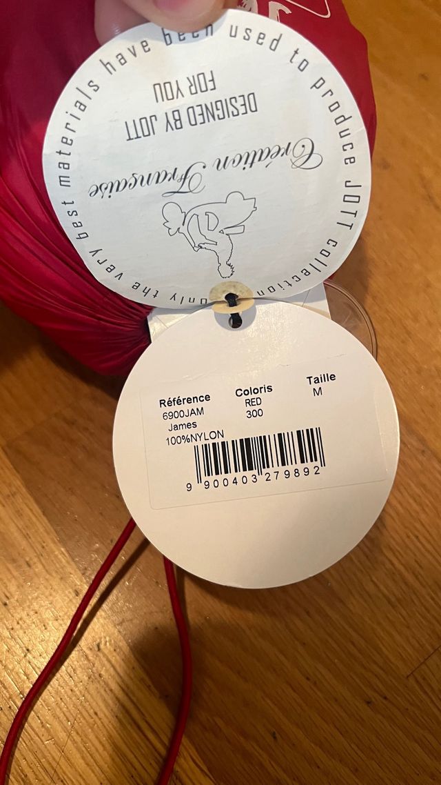 Abrigo JOTT James rojo original