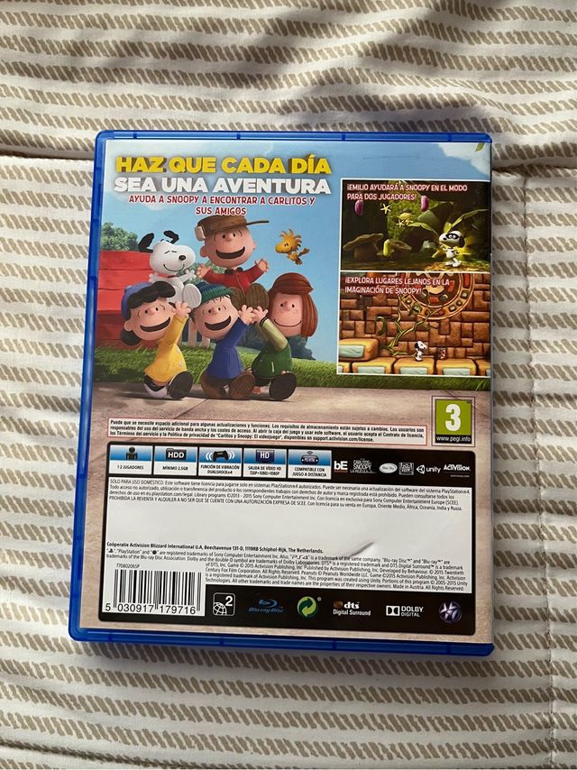 Juego Snoopy PS4