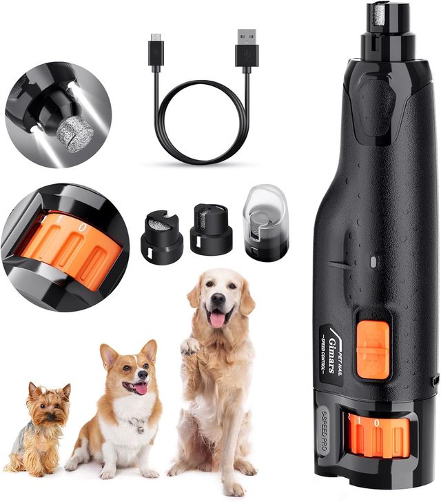 NUEVO - Lima de uñas eléctrica para animales