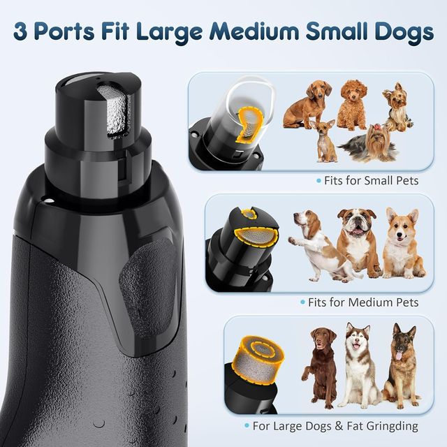 NUEVO - Lima de uñas eléctrica para animales