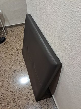 Cabecero cama 90 cm polipiel marrón