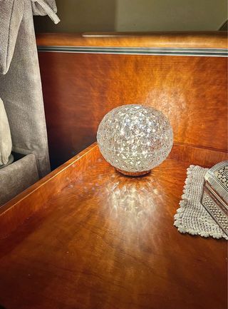 Kartell Mini Planet Battery Cristallo Lampada