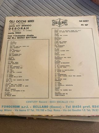 Dischi in vinile 45 giri