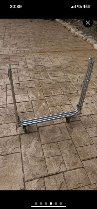 Perchero portátil y plegable