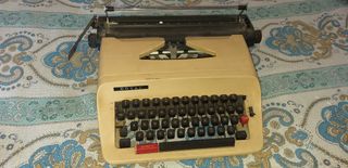 máquina escribir antigua