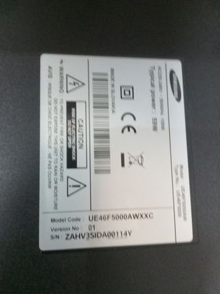 Peana suport TV Samsung UE46F5000