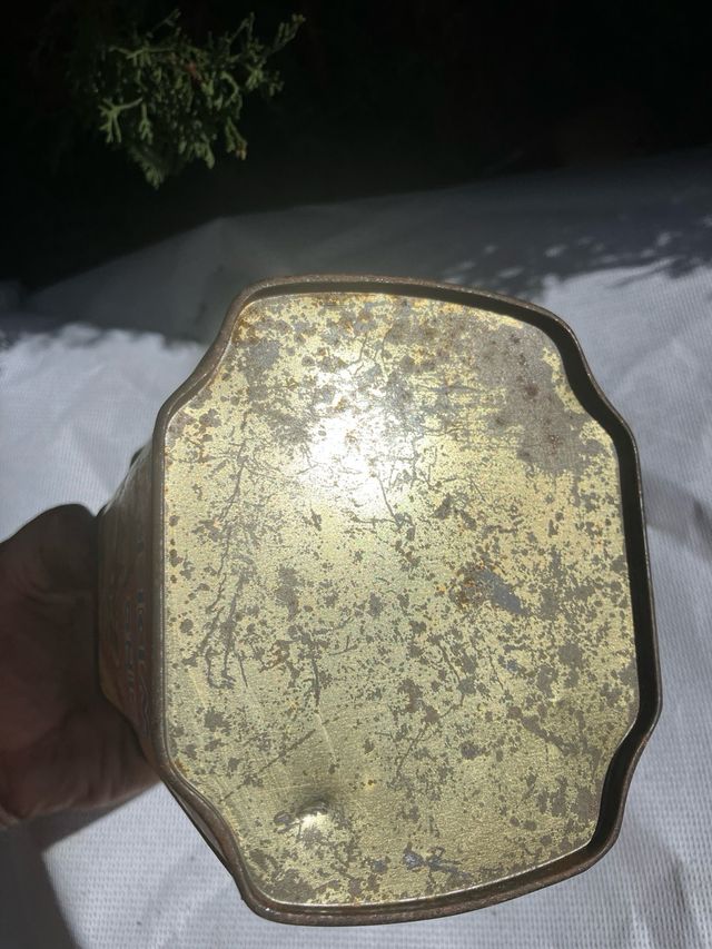 Lata metalica antigua baking soda bicarbonato