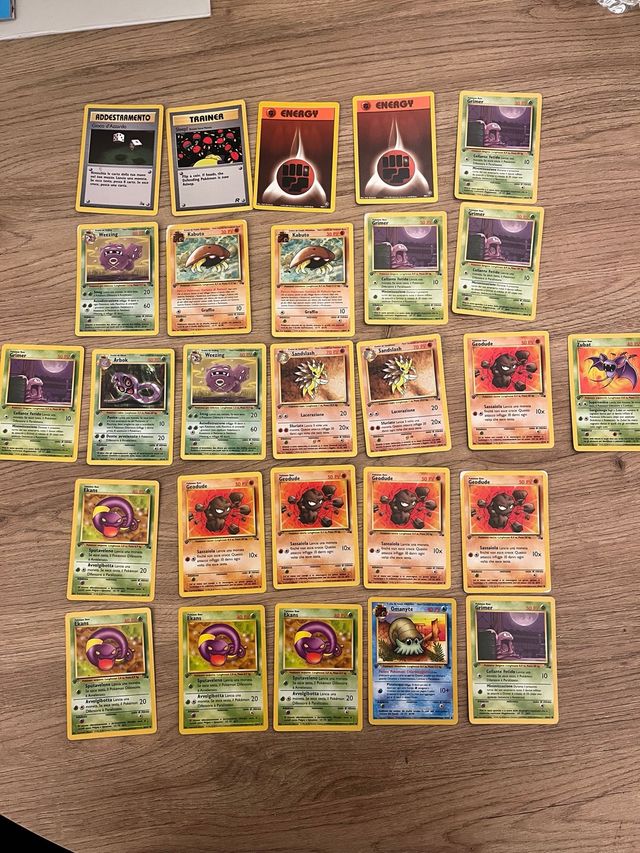 Carte Pokemon 1 Edizione