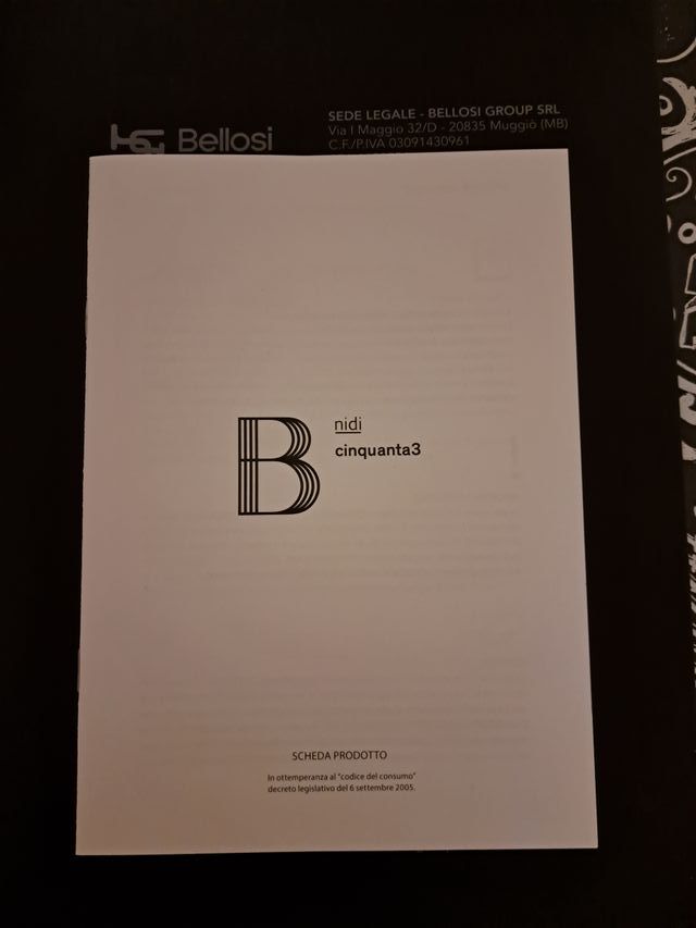 Cameretta Nidi come nuova