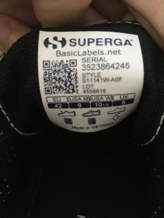 Zapatos Superga 42