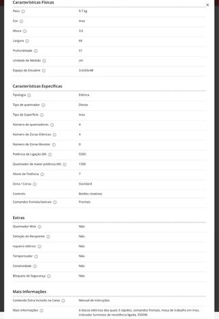 PLACA ELÉCTRICA ZANUSSI ZEE6942FXS NOVO